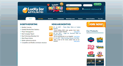Desktop Screenshot of luckyjar.com